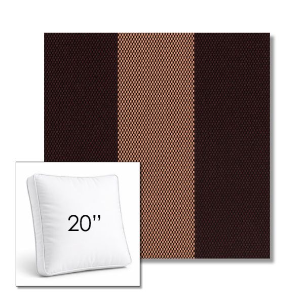 Picture of Rothko Sangria | 20" Square Boxed Sunbrella® Outdoor Pillow (3" Thick)