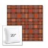 Picture of Rubix Spicy Melon | 20" Square Boxed Sunbrella® Outdoor Pillow (3" Thick)