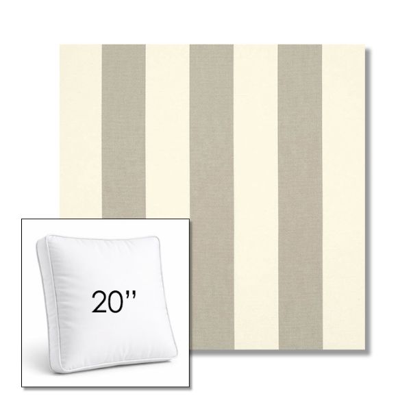 Picture of Solana Seagull | 20" Square Boxed Sunbrella® Outdoor Pillow (3" Thick)