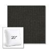 Picture of Spectrum Carbon | 20" Square Boxed Sunbrella® Outdoor Pillow (3" Thick)