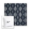 Picture of Spinner Diamond Midnight | 20" Square Boxed Sunbrella® Outdoor Pillow (3" Thick)