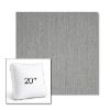 Picture of Switch Silver | 20" Square Boxed Sunbrella® Outdoor Pillow (3" Thick)