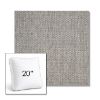 Picture of Tailored Fog | 20" Square Boxed Sunbrella® Outdoor Pillow (3" Thick)