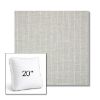 Picture of Ticking Fog | 20" Square Boxed Sunbrella® Outdoor Pillow (3" Thick)