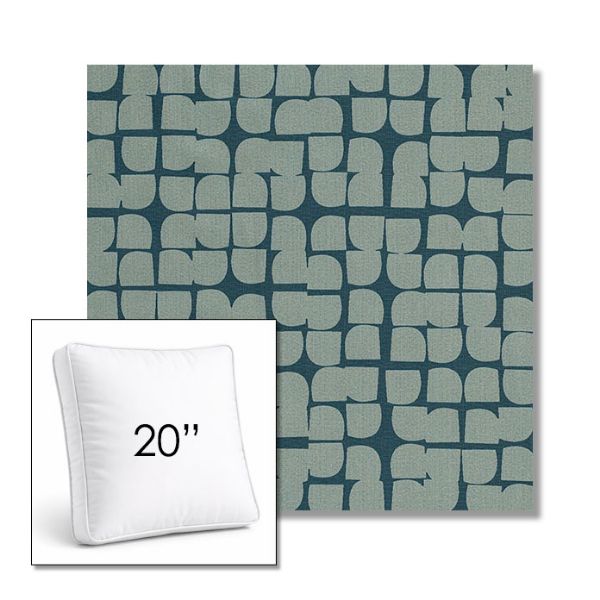 Picture of Toggle Splash | 20" Square Boxed Sunbrella® Outdoor Pillow (3" Thick)