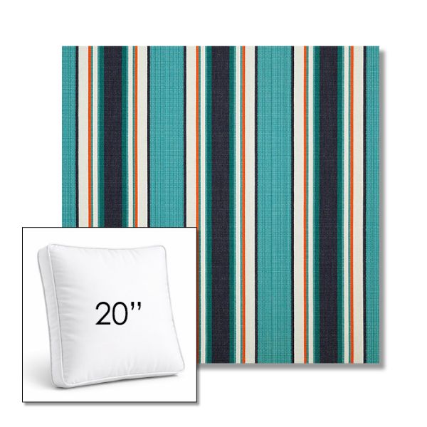 Picture of Token Surfside | 20" Square Boxed Sunbrella® Outdoor Pillow (3" Thick)