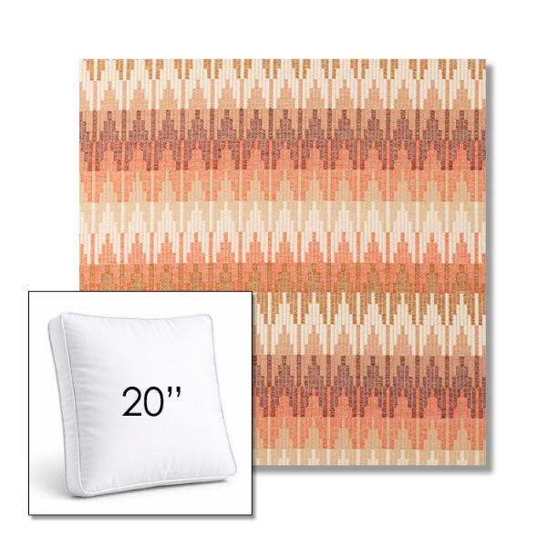 Picture of Valley Desert | 20" Square Boxed Sunbrella® Outdoor Pillow (3" Thick)