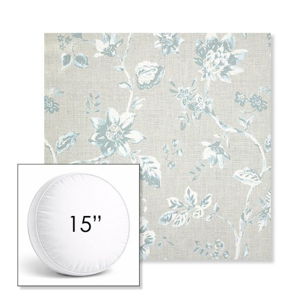 Picture of Ariana Dew | 15" Round Boxed Sunbrella® Outdoor Pillow (3" Thick)