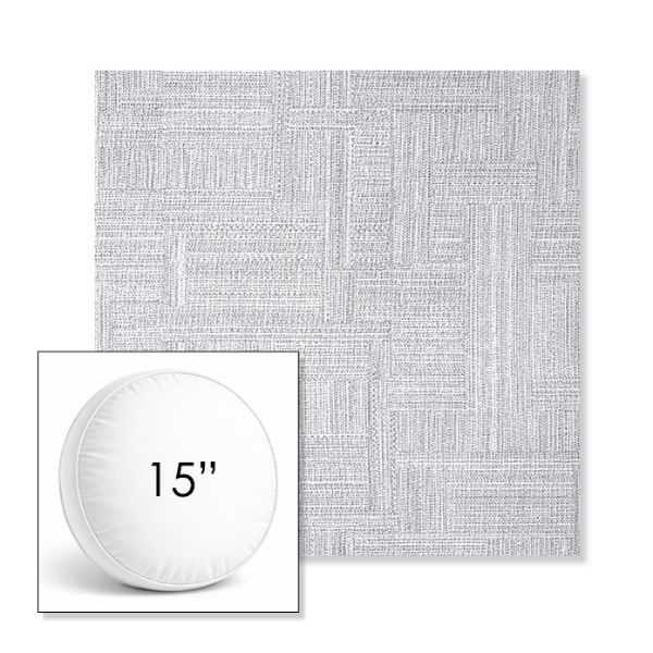 Picture of Boro Elegance | 15" Round Boxed Sunbrella® Outdoor Pillow (3" Thick)