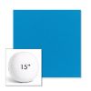Picture of Canvas Pacific Blue | 15" Round Boxed Sunbrella® Outdoor Pillow (3" Thick)
