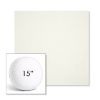 Picture of Canvas White | 15" Round Boxed Sunbrella® Outdoor Pillow (3" Thick)