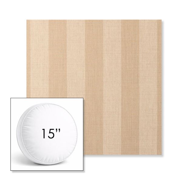 Picture of Expressive Sparrow | 15" Round Boxed Sunbrella® Outdoor Pillow (3" Thick)