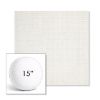 Picture of Idol Snow | 15" Round Boxed Sunbrella® Outdoor Pillow (3" Thick)