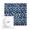 Picture of Inga Waterscape | 15" Round Boxed Sunbrella® Outdoor Pillow (3" Thick)