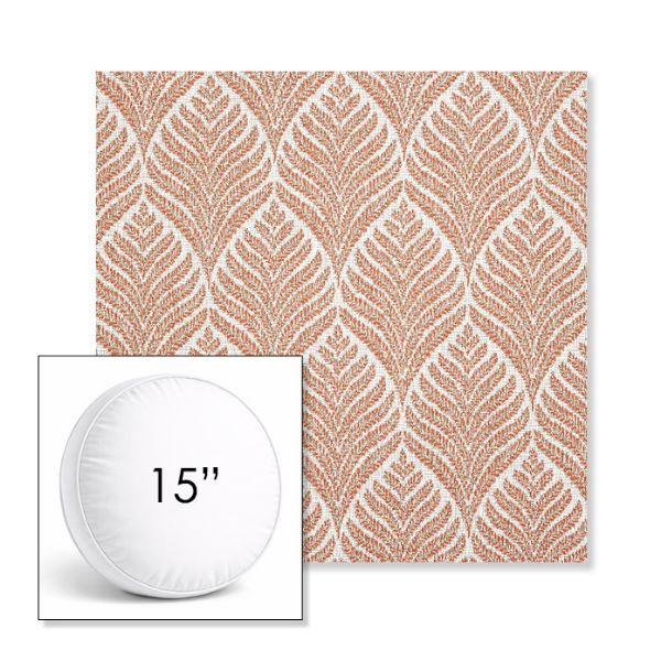 Picture of Linnaeus Clay | 15" Round Boxed Sunbrella® Outdoor Pillow (3" Thick)