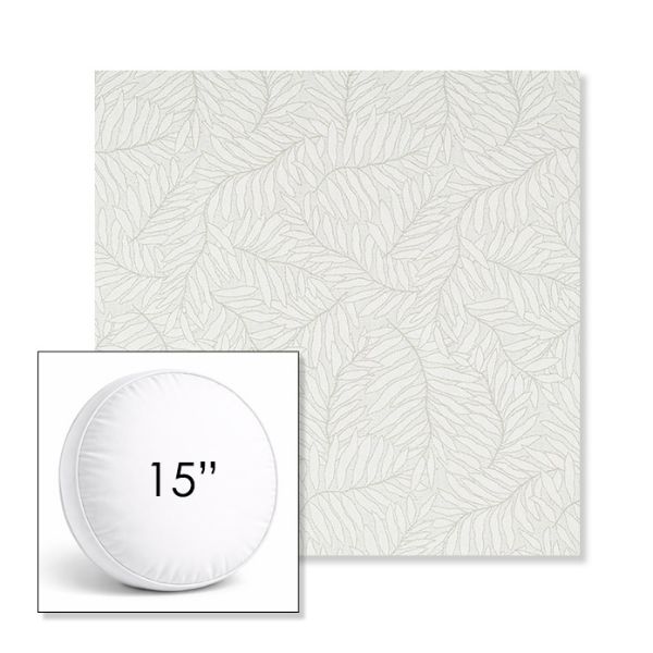 Picture of Lively Sage | 15" Round Boxed Sunbrella® Outdoor Pillow (3" Thick)