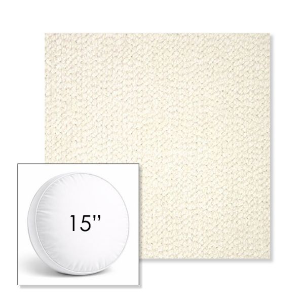 Picture of Margo Snow | 15" Round Boxed Sunbrella® Outdoor Pillow (3" Thick)