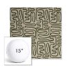 Picture of Nema Sagebrush | 15" Round Boxed Sunbrella® Outdoor Pillow (3" Thick)