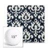 Picture of Patra Indigo | 15" Round Boxed Sunbrella® Outdoor Pillow (3" Thick)