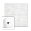 Picture of Piazza White | 15" Round Boxed Sunbrella® Outdoor Pillow (3" Thick)