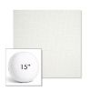 Picture of Pique Salt | 15" Round Boxed Sunbrella® Outdoor Pillow (3" Thick)