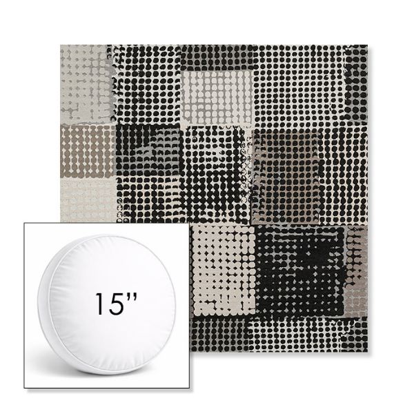 Picture of Pop Film | 15" Round Boxed Sunbrella® Outdoor Pillow (3" Thick)