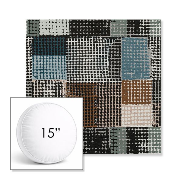 Picture of Pop Fizz | 15" Round Boxed Sunbrella® Outdoor Pillow (3" Thick)