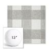 Picture of Preso Pebble | 15" Round Boxed Sunbrella® Outdoor Pillow (3" Thick)
