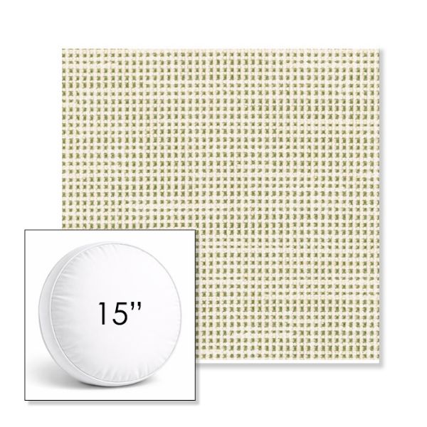 Picture of Rest Meadow | 15" Round Boxed Sunbrella® Outdoor Pillow (3" Thick)