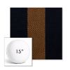 Picture of Rothko Bourbon Blue | 15" Round Boxed Sunbrella® Outdoor Pillow (3" Thick)