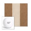 Picture of Rothko Latte | 15" Round Boxed Sunbrella® Outdoor Pillow (3" Thick)