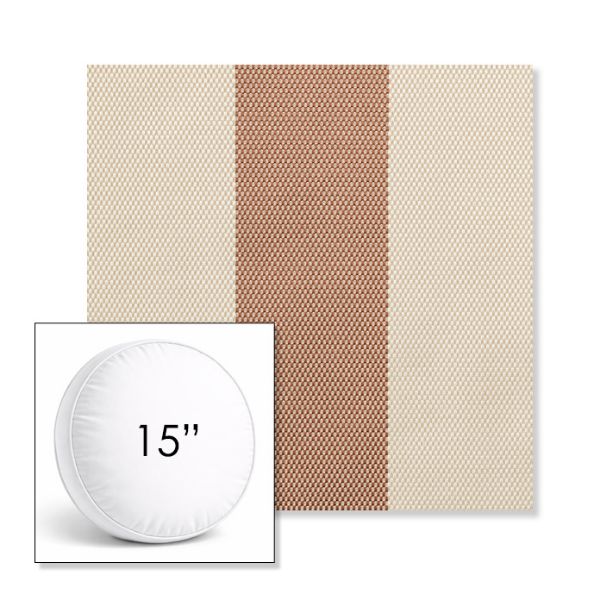 Picture of Rothko Pink Lady | 15" Round Boxed Sunbrella® Outdoor Pillow (3" Thick)