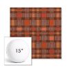 Picture of Rubix Spicy Melon | 15" Round Boxed Sunbrella® Outdoor Pillow (3" Thick)
