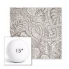 Picture of Sensibility Linen | 15" Round Boxed Sunbrella® Outdoor Pillow (3" Thick)