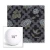 Picture of Trellis Morning Glory | 15" Round Boxed Sunbrella® Outdoor Pillow (3" Thick)