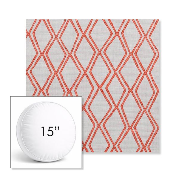 Picture of Voyage Tamale | 15" Round Boxed Sunbrella® Outdoor Pillow (3" Thick)