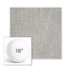 Picture of Adena Pebble | 18" Round Boxed Sunbrella® Outdoor Pillow (3" Thick)