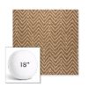 Picture of Argo Toffee | 18" Round Boxed Sunbrella® Outdoor Pillow (3" Thick)