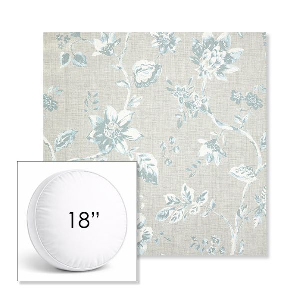 Picture of Ariana Dew | 18" Round Boxed Sunbrella® Outdoor Pillow (3" Thick)