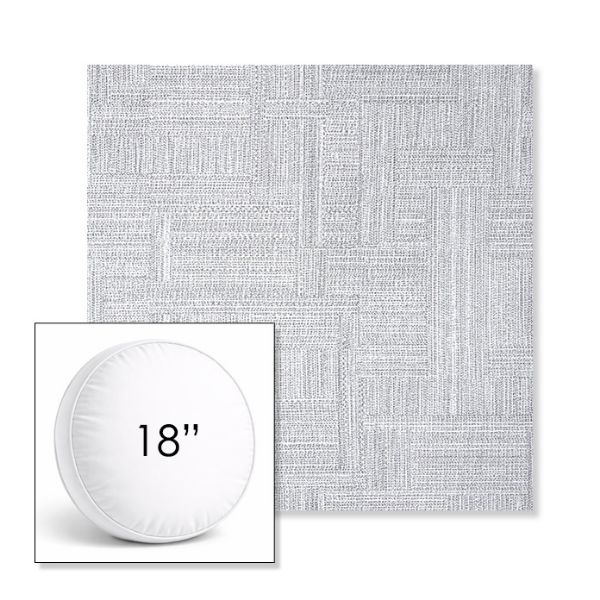 Picture of Boro Elegance | 18" Round Boxed Sunbrella® Outdoor Pillow (3" Thick)