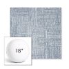 Picture of Boro Indigo | 18" Round Boxed Sunbrella® Outdoor Pillow (3" Thick)