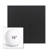 Picture of Canvas Black | 18" Round Boxed Sunbrella® Outdoor Pillow (3" Thick)