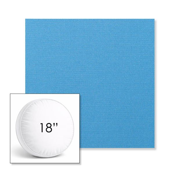 Picture of Canvas Capri | 18" Round Boxed Sunbrella® Outdoor Pillow (3" Thick)