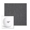 Picture of Cast Charcoal | 18" Round Boxed Sunbrella® Outdoor Pillow (3" Thick)