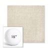 Picture of Chartres Cloud | 18" Round Boxed Sunbrella® Outdoor Pillow (3" Thick)
