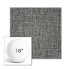 Picture of Crush Pewter | 18" Round Boxed Sunbrella® Outdoor Pillow (3" Thick)