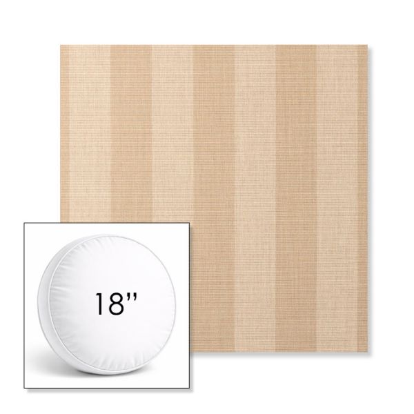 Picture of Expressive Sparrow | 18" Round Boxed Sunbrella® Outdoor Pillow (3" Thick)