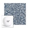 Picture of Exquisite Indigo | 18" Round Boxed Sunbrella® Outdoor Pillow (3" Thick)