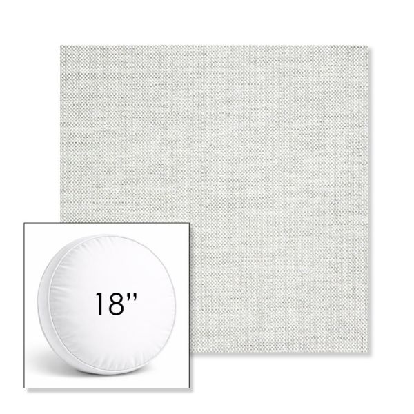 Picture of Idol Cloud | 18" Round Boxed Sunbrella® Outdoor Pillow (3" Thick)