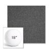 Picture of Idol Slate | 18" Round Boxed Sunbrella® Outdoor Pillow (3" Thick)